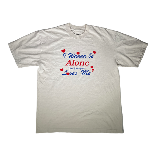 ALONESTAR I WANNA BE ALONE TEE
