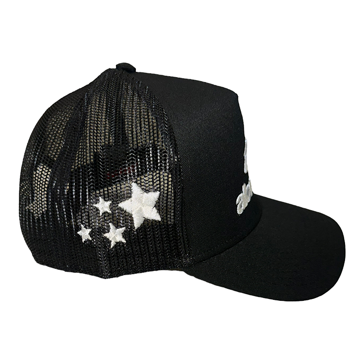 ALONESTAR TRUCKER HAT BLACK