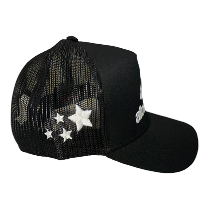 ALONESTAR TRUCKER HAT BLACK