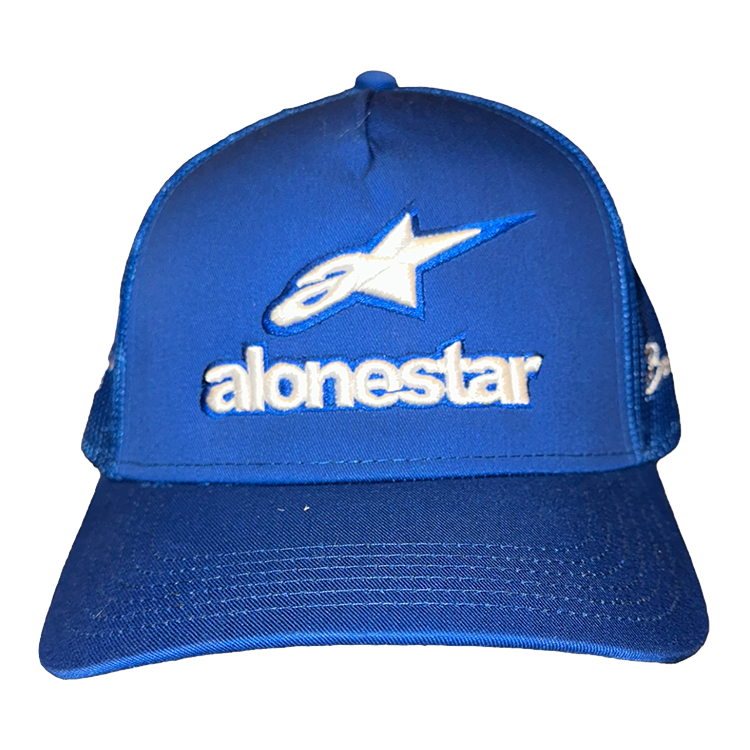 ALONESTAR TRUCKER HAT BLUE