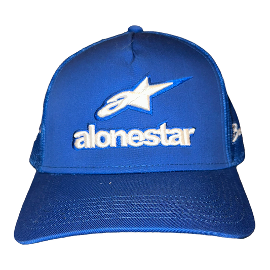 ALONESTAR TRUCKER HAT BLUE