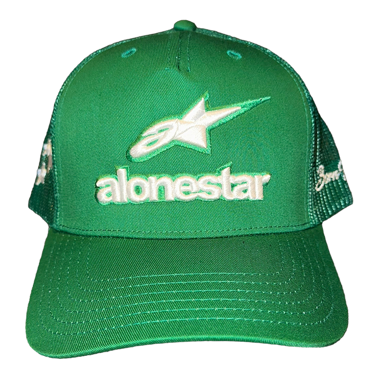 ALONESTAR TRUCKER HAT GREEN