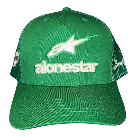 ALONESTAR TRUCKER HAT GREEN