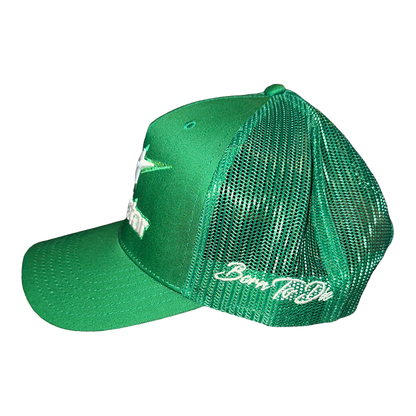 ALONESTAR TRUCKER HAT GREEN